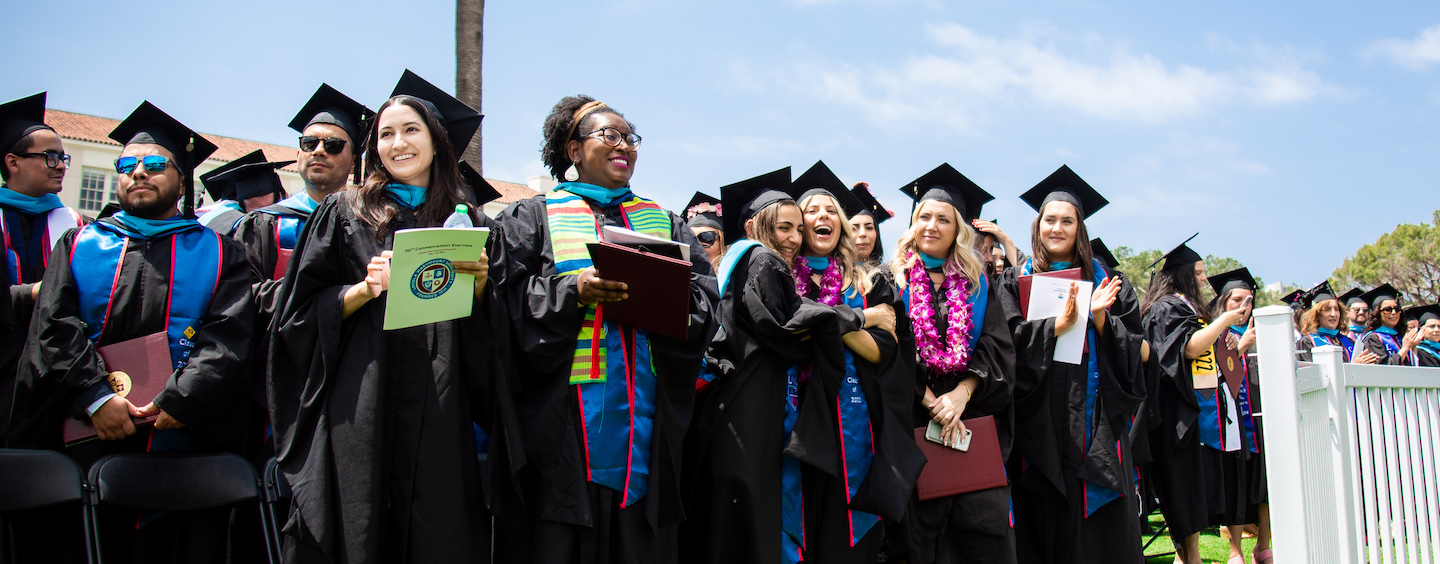 diverse graduates at LMU commencement